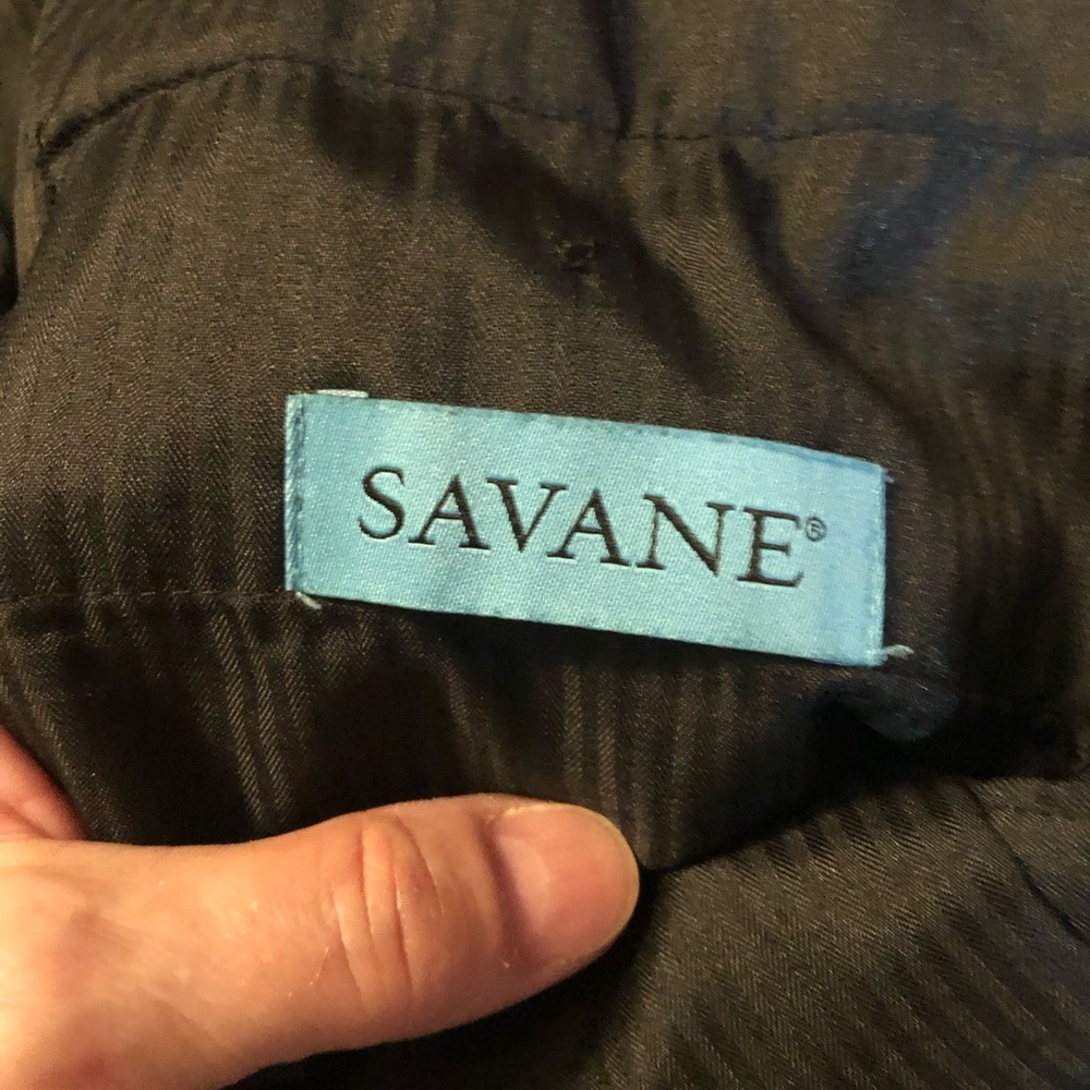 Savane Dress Expandable Waistband Mens Dress Pants EUC - Picture 3 of 5
